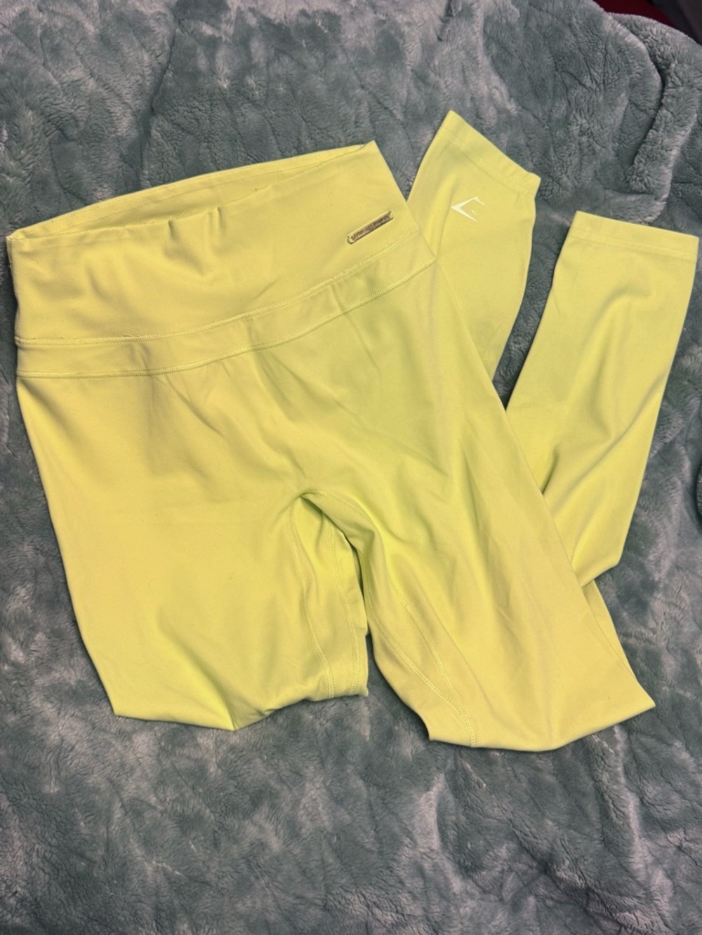 Gymshark x Whitney Simmons Bra Leggings Set Ltd Edition Sea Kelp SMALL EUC 142 - Picture 9 of 11